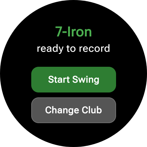 Watch Swing Analyzer Record