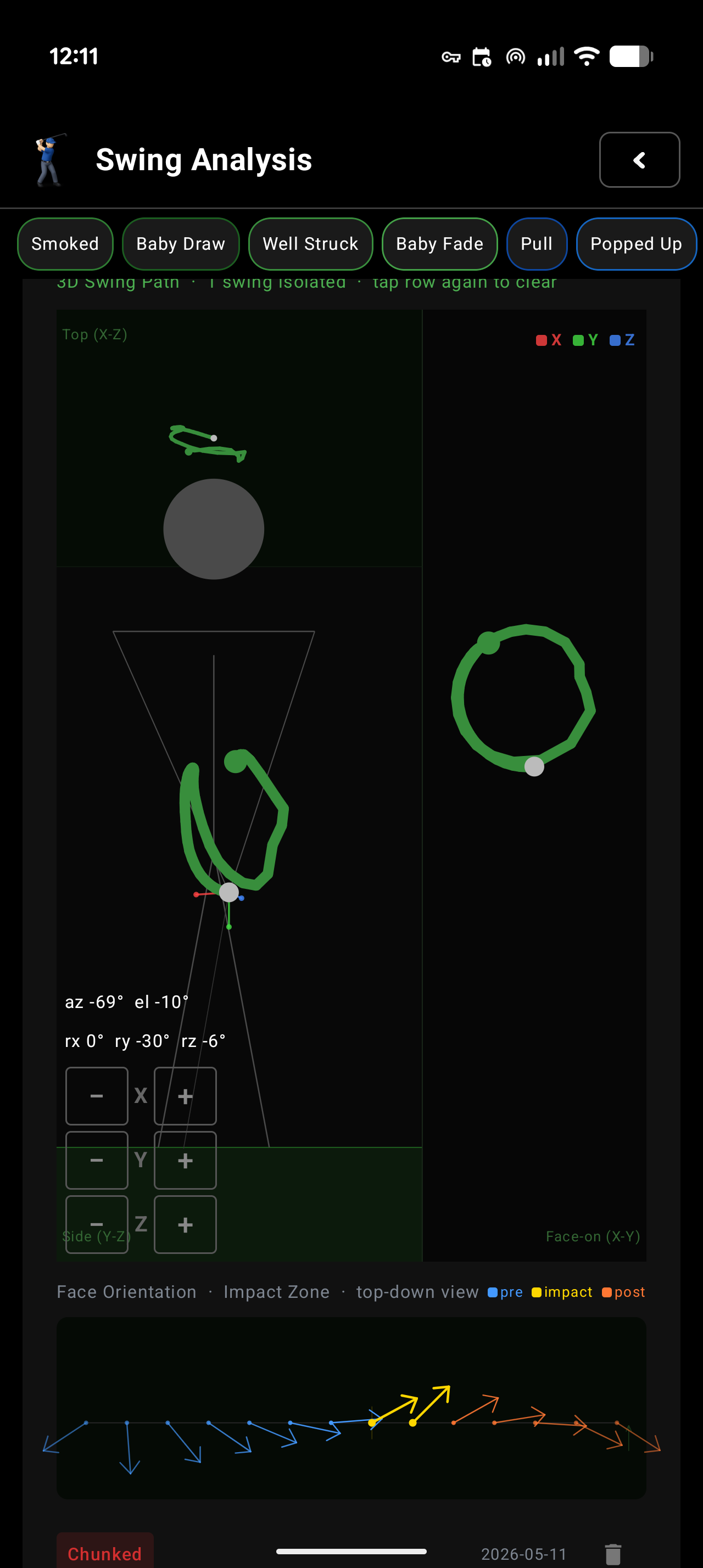 Swing Analyzer